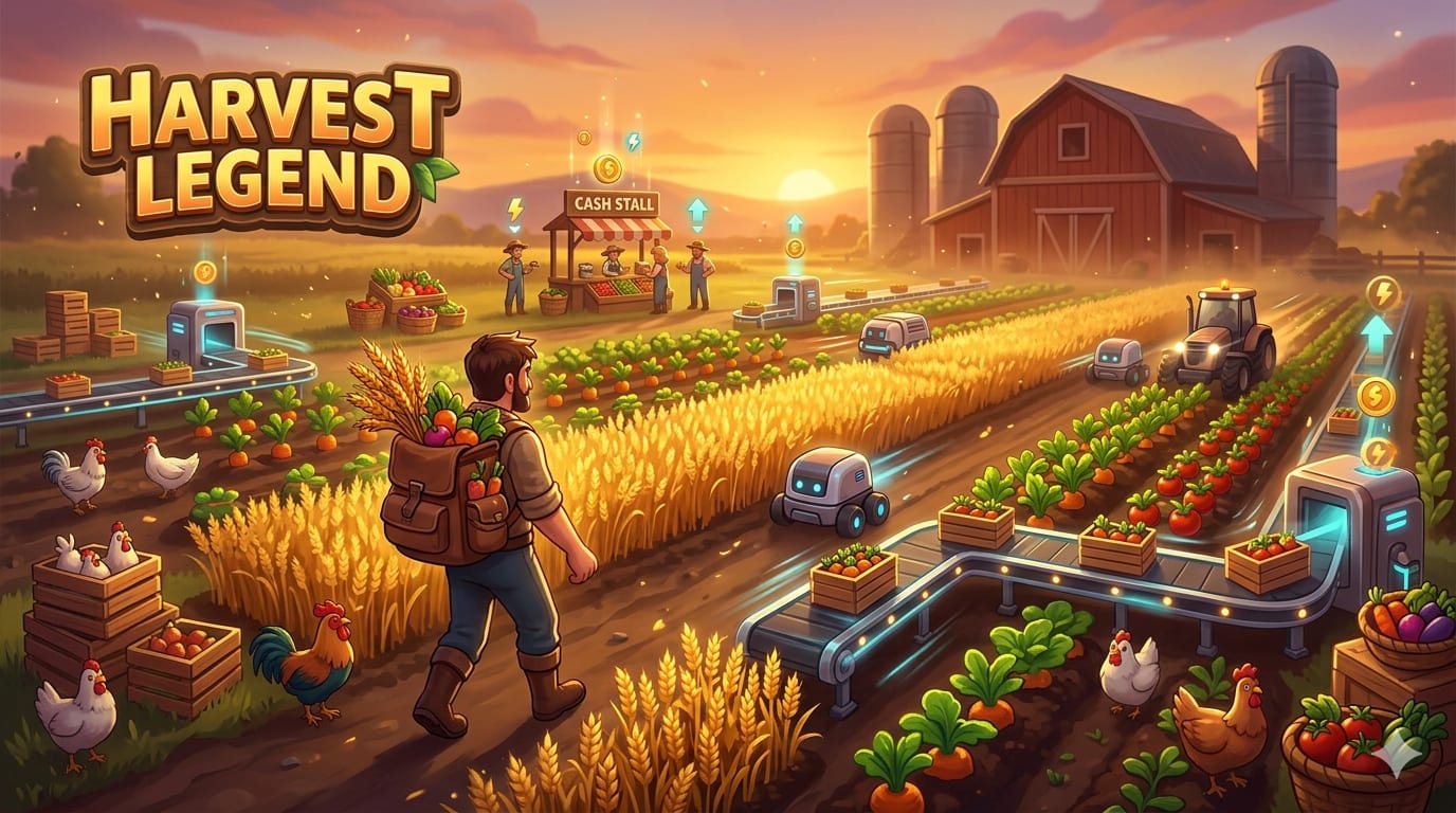 Harvest Legend gameplay header